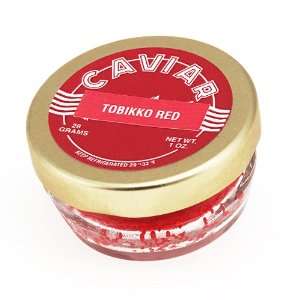 Markys Tobiko Red, Capelin Sushi Caviar   1 oz  Grocery 