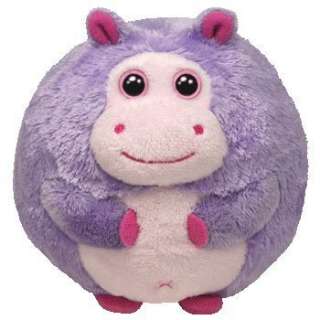 Ty Beanie Ballz Large Plush DEWDROP Hippo Ball ~ NEW~ 008421385058 