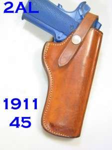 2AL Rare BIANCHI Field Gun Holster For COLT 1911 45 Government 