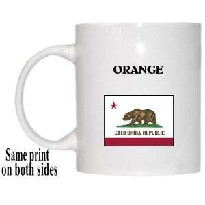    US State Flag   ORANGE, California (CA) Mug 
