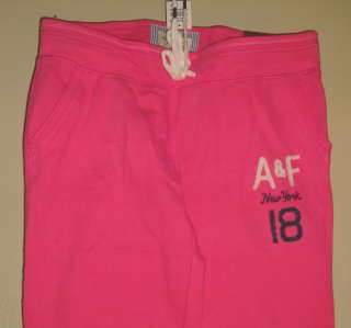  Fitch Womens Perfect Butt Banded Crop Sweatpants M Pink   NWT  