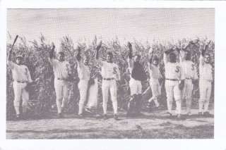 GHOST PLAYERS Dyersville Iowa baseball Postcard  