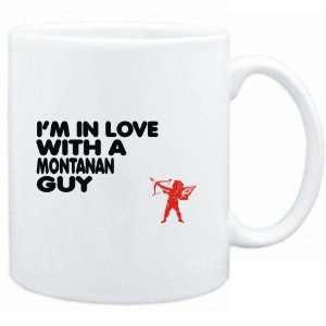  Mug White  I AM IN LOVE WITH A Montanan GUY  Usa States 
