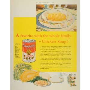  1932 Ad Campbells Chicken Soup Varieties Souper Kid 