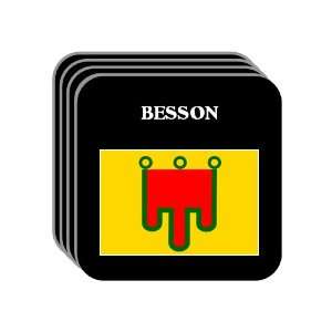  Auvergne   BESSON Set of 4 Mini Mousepad Coasters 