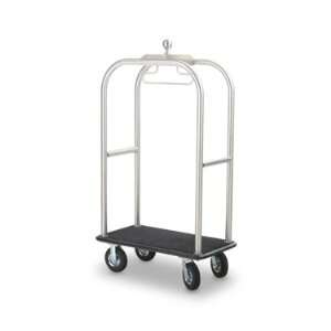  Forbes Brushed Stainless Steel Deluxe Luggage Cart