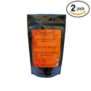 Tealandia Apricot Brandy Tea, 2.11 Ounce Bags (Pack of 2)  