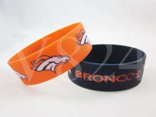 NFL Denver Broncos Wristbands Bulk Bandz Bracelet  