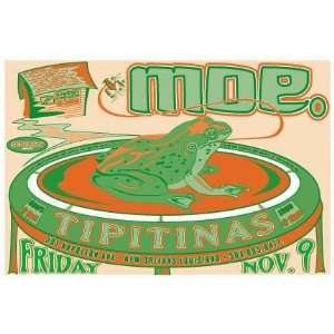  Moe Tipitinas New Orleans Concert Poster SIGNED MINT