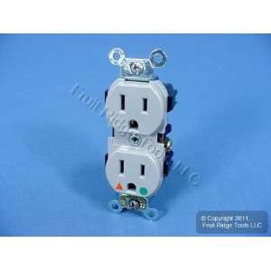 Leviton Gray ISOLATED GROUND Hospital Grade Receptacle Duplex Outlet 