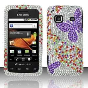   Rhinestone Bling Case for Samsung Prevail M820 (Boost) + Car Charger