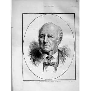   1873 Antique Portrait Richard Bethell Baron Westbury