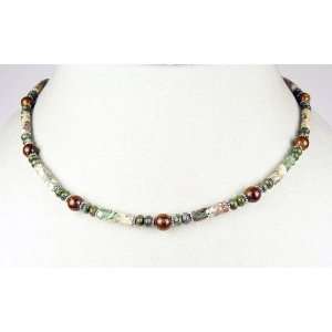   Chakra Spiritual Balance Gemstone Beaded Necklacess   Medium 18 Inches