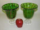 Set of 3 Glass Tiled Vases Candle holders  