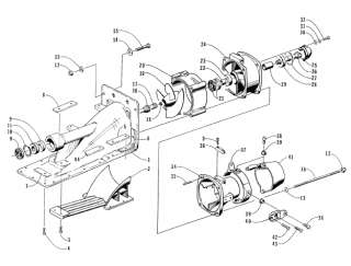 Parts Diagram for 1995 TIGERSHARK 900 WATERCRAFT IMPELLER DRIVE 