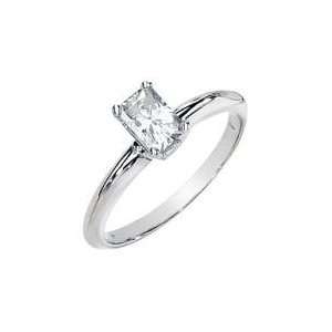  2.5Ct Moissanite Solitaire 14K White Gold Jewelry