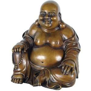  Happy Buddha Seated, Lost Wax Bronze