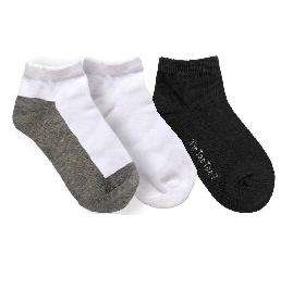 Tic Tac Toe Boys/Girls Hand Linked Seamless Toe Short Socks, 3 pk 