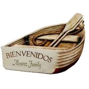  Personalized Spanish Bienvenidos Boat Sign