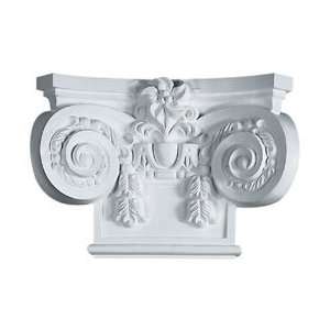 19 5/8W x 13 3/8H Large Empire Capital with Necking (Fits Pilasters