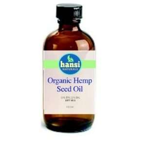  Hansi Organics Natural Hemp Seed Oil 8oz Beauty