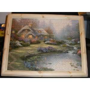   Framed Everetts Cottage by Thomas Kinkade Puzzle 
