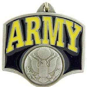  U.S. Army Enamel Keychain Automotive