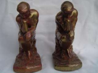 THE THINKER BOOKENDS  