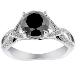   Diamond Engagement Ring Vintage Style 18K White Gold DD BDR 064  