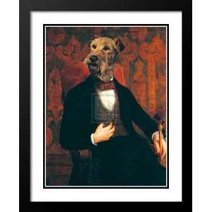 Thierry Poncelet Framed and Double Matted 20x23 Ancestral Canine III