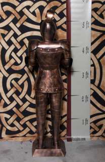 Foot COPPER Suit of Armor Knight   Sword & Shield  