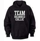 TEAM BEARDED COLLIE HOODIEwarm cozy top   dog and puppy pet owners 