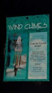 Vintage Gold & Crystal Angel Wind Chimes Kit  