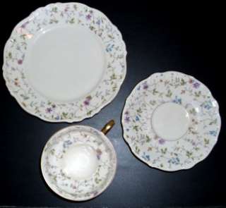 Edelstein Maria Theresia ~ Luncheon Plate, Cup & Saucer Trio ~ Great 