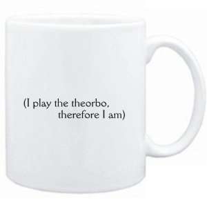 Mug White  i play the Theorbo, therefore I am  Instruments  