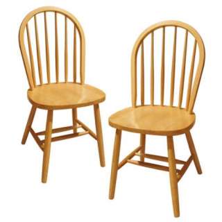 New Wooden Windsor Contour Seat Chairs 2   Beechwood  