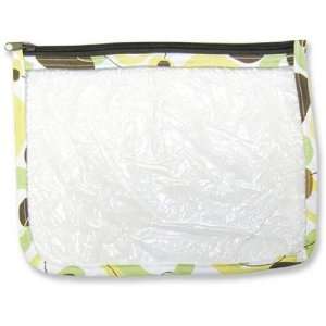  Clear Pouch w/ Binding in Giggles Print Baby