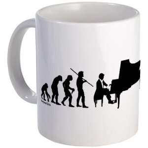  Piano Evolution Funny Mug by 