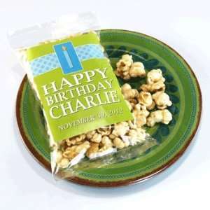  Birthday Party Personalized Caramel Corn Favors (10 