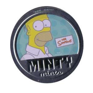 Homer Simpson Minty Mints Tin  Grocery & Gourmet Food