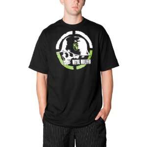  MSR Bisect Metal Mulisha T Shirt, Black/Green, Size XL 