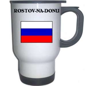  Russia   ROSTOV NA DONU White Stainless Steel Mug 