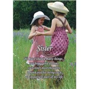 Sister Giftable Greeting Card (Heart Steps #1670 3)  
