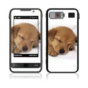  Samsung Omnia (i910) Decal Skin   Animal Sleeping Puppy 
