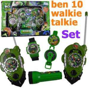   Ben 10 Watch Flashlight Interphones Compass Suit Character Toy E017