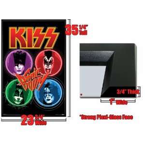    Framed Kiss Sonic Boom Poster Gene Rock Fr5217