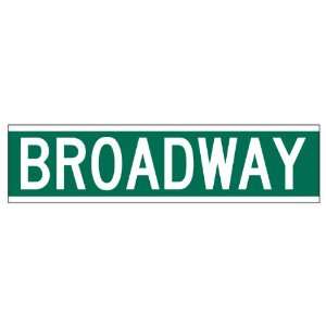  Broadway Road Sign New York car bumper sticker window 