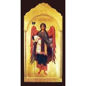  21 x 45 Archangel Gabriel Florentine Plaque
