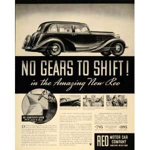  1934 Ad Red Motor Car Reo Automobile Business Coupe 