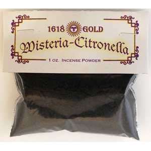 Black Wisteria/ Citronella Incense 1618 gold 